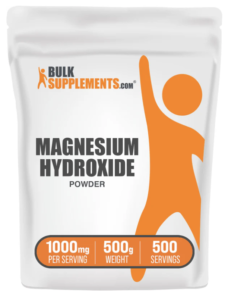 Magnesium Hydroxide can help regulate the body's acid-base balance by neutralizing excess acid in the stomach and promoting a more alkaline environment.